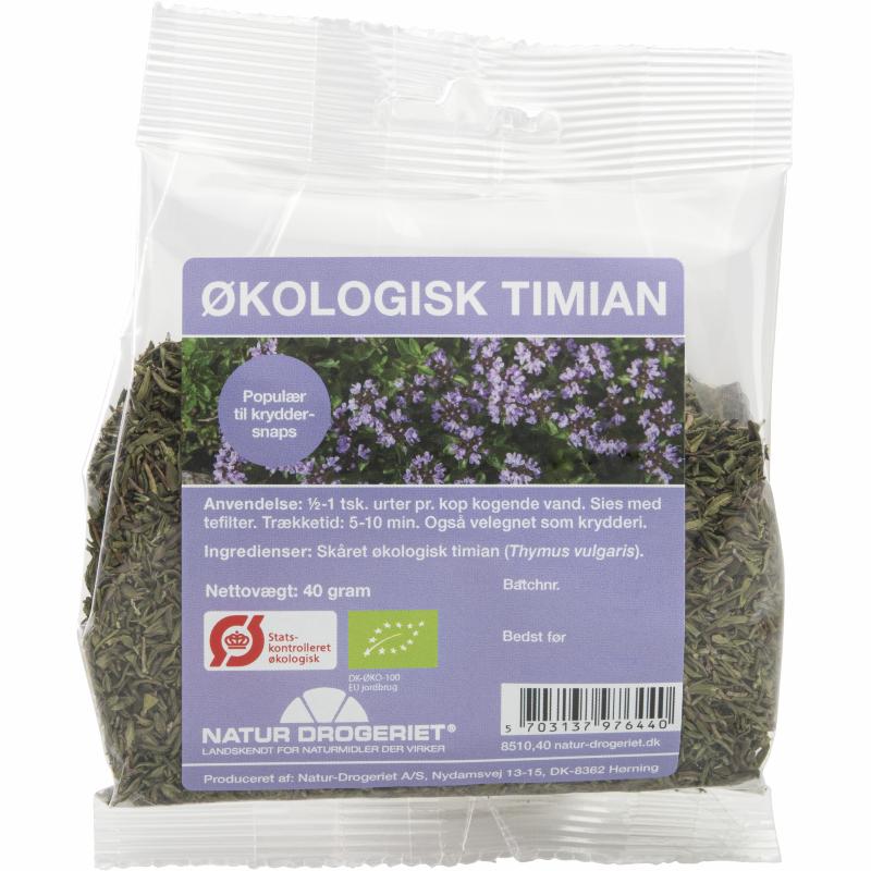 Timian skåret 40 g Øko